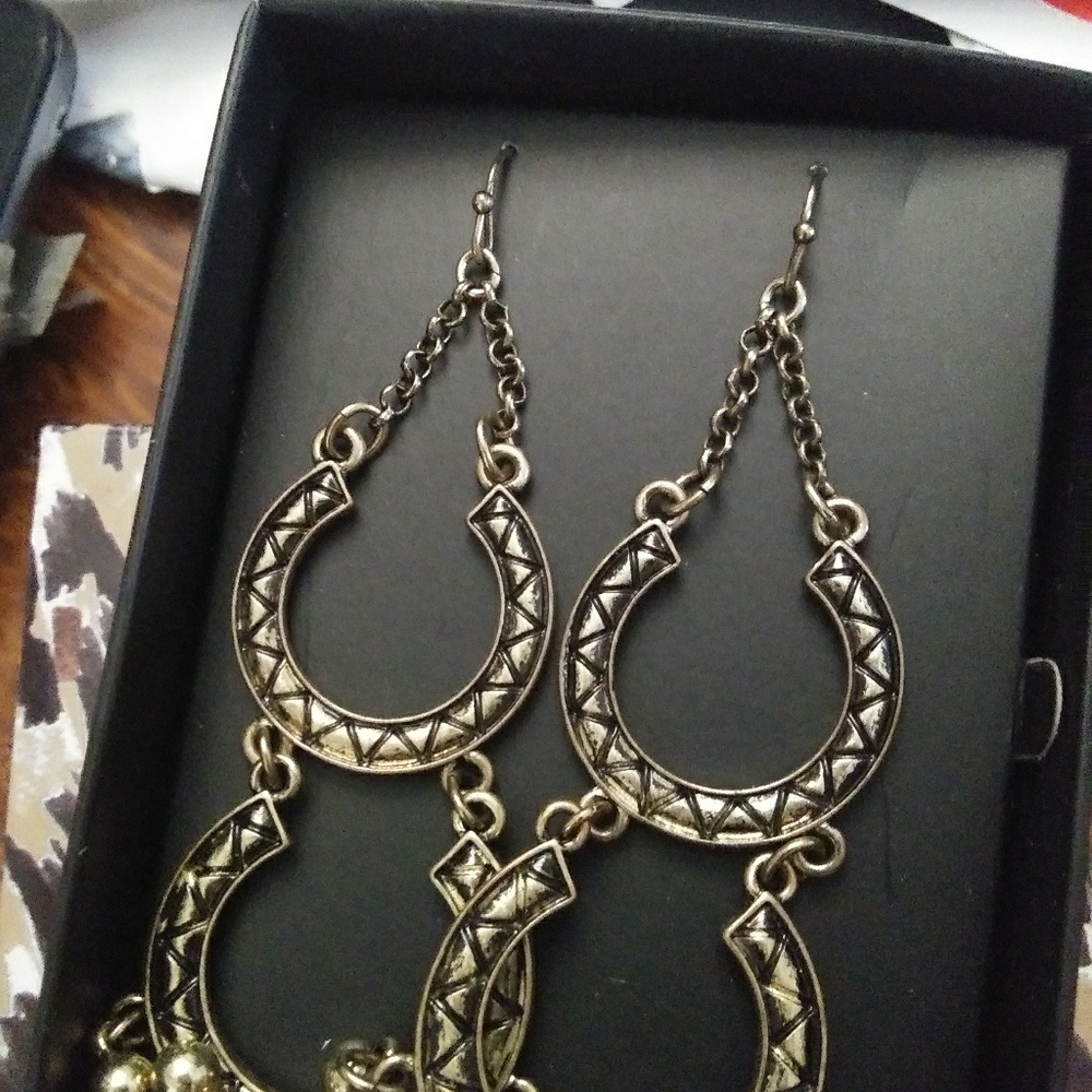 Two Tier Chandelier Earrings